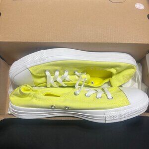 Women's Converse, Neon Yellow, Size 10 (Brand new in box) Slip on Sneaker